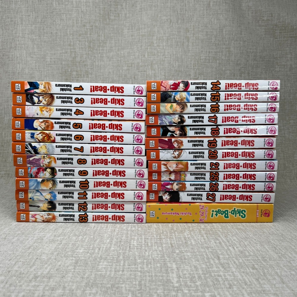 Skip Beat Manga Yoshiki Nakamura 24 Books Lot Shojo Beat Romance English
